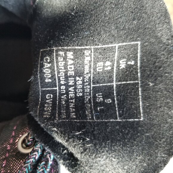 Rare Doctor Martens Purple Glitter Combat Boots sz 9 - Picture 12 of 12